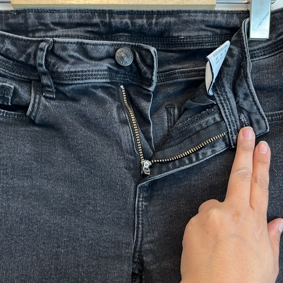 Zara zip hem skinny jeans - Picture 4 of 7